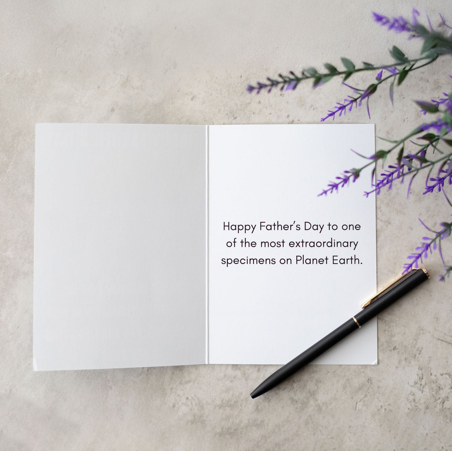 David Attenborough Father's Day Card