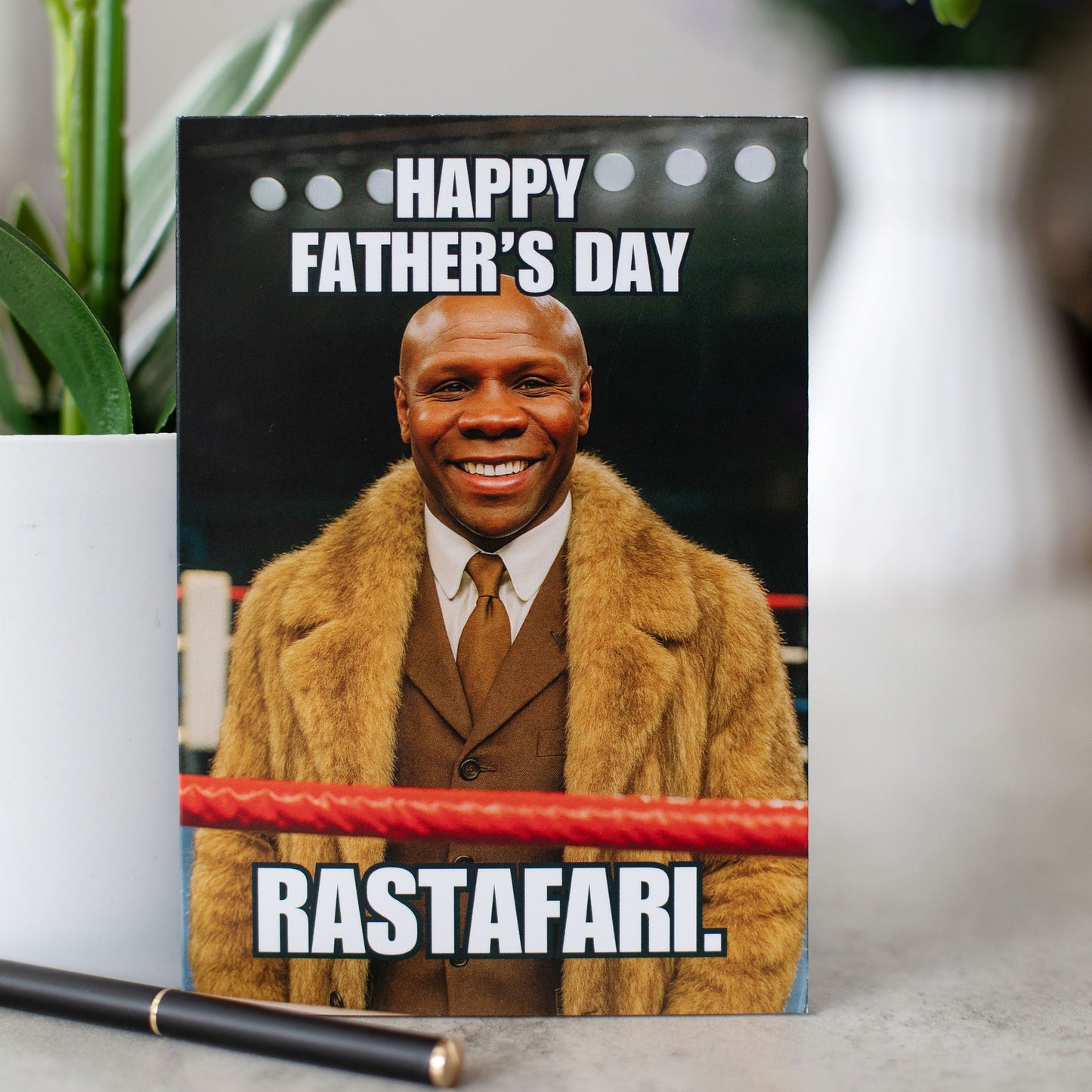 Chris Eubank Snr Rastafari Father's Day Card