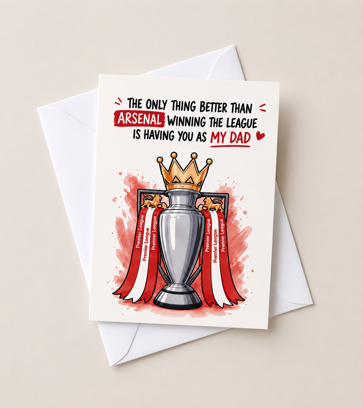 Arsenal Father’s Day Card