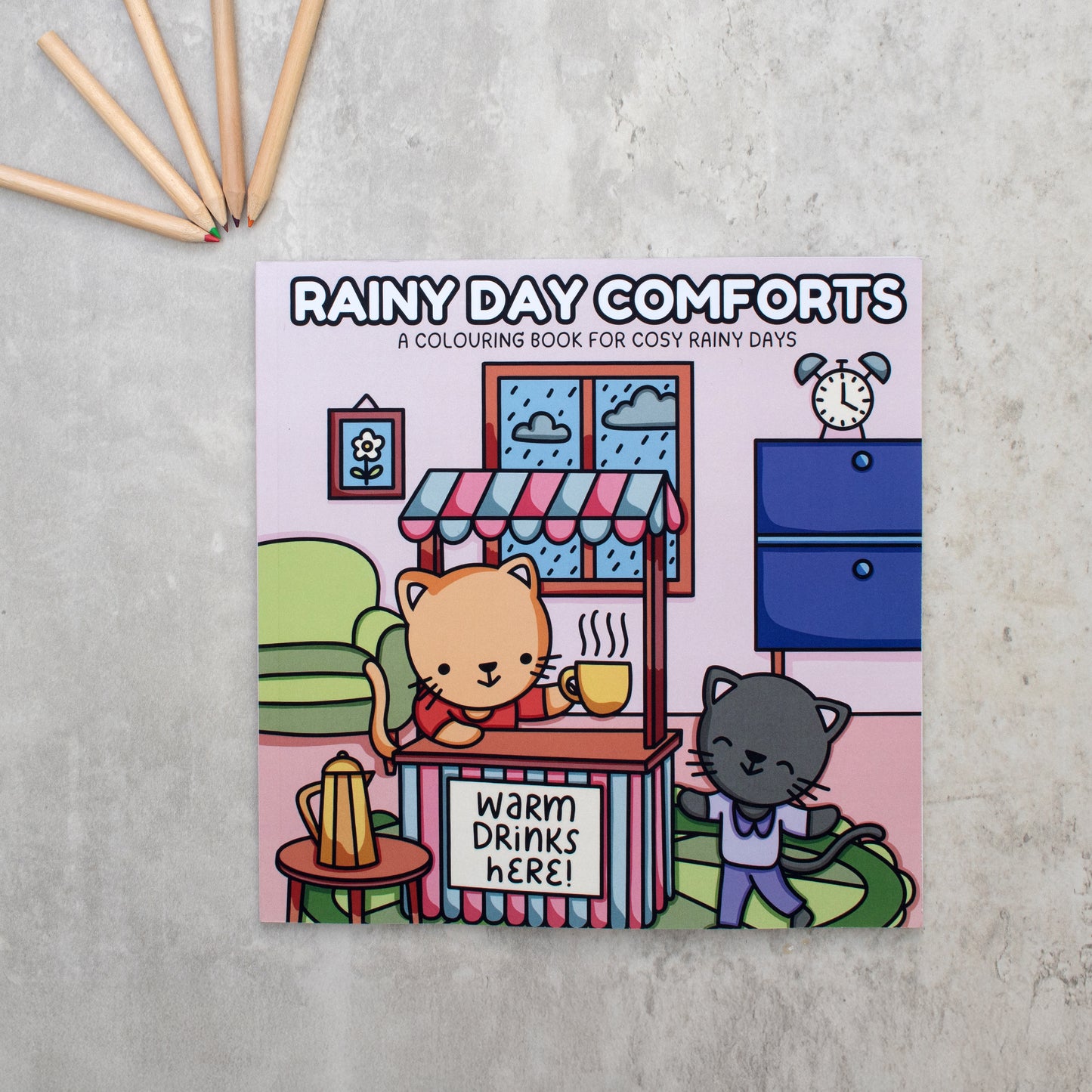 Rainy Day Comforts: A Colouring Book For Cosy Rainy Days