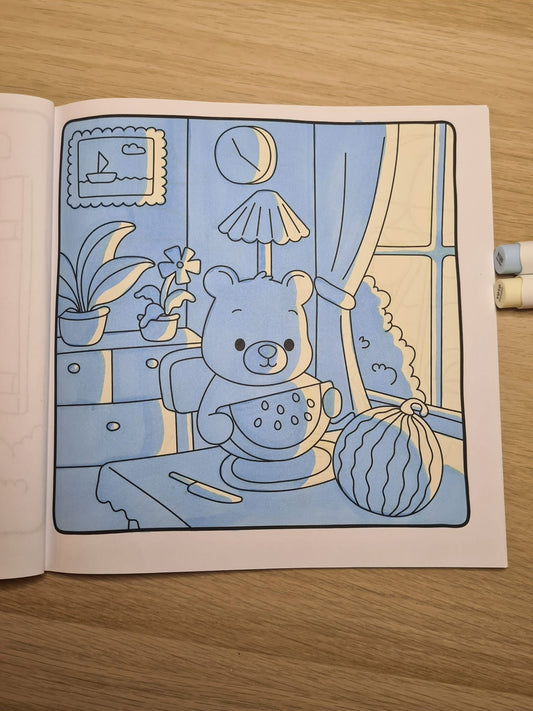 Summer Moments Colouring Book