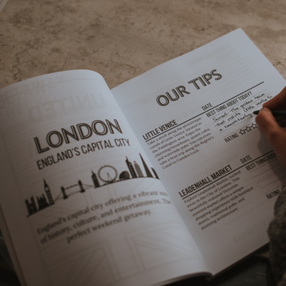 Pages inside 30 getaways to remember. Created by EMF publishing, the creators of 99 dates to remember 