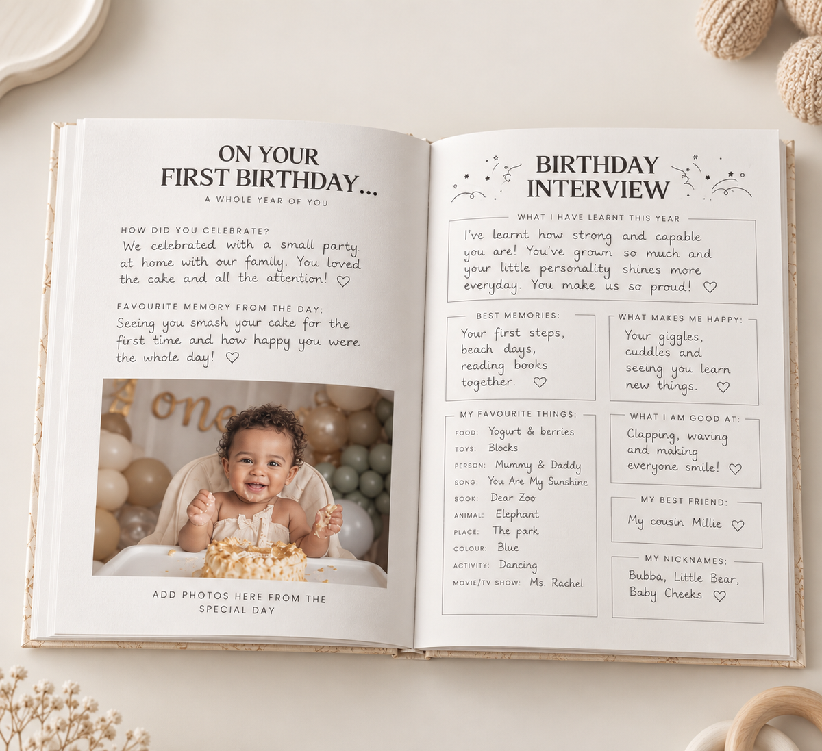 One Year Wiser: The Birthday Interview Book
