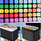 60 Colours Dual Tips Alcohol Markers