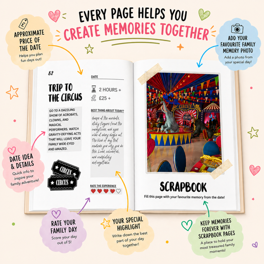 99 Family Dates to Remember – Family Adventure & Scrapbook Journal