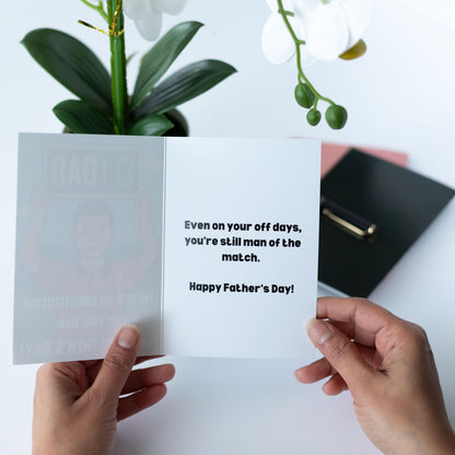 No. 1 Father's Day Card