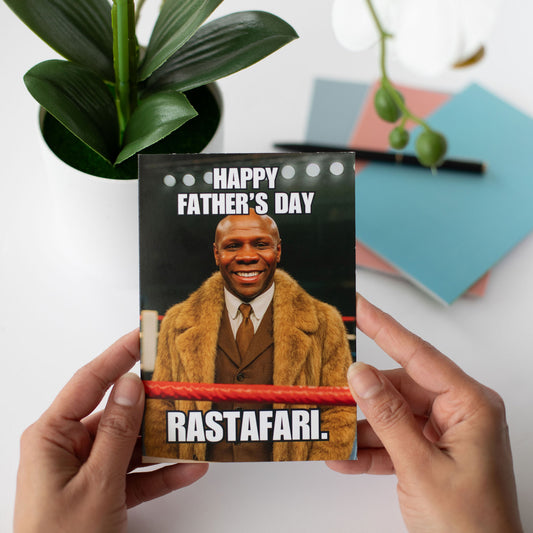 Chris Eubank Snr Rastafari Father's Day Card