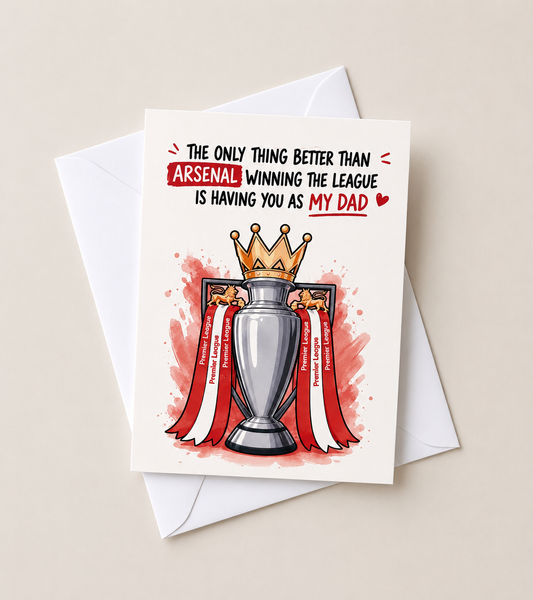 Arsenal Father’s Day Card