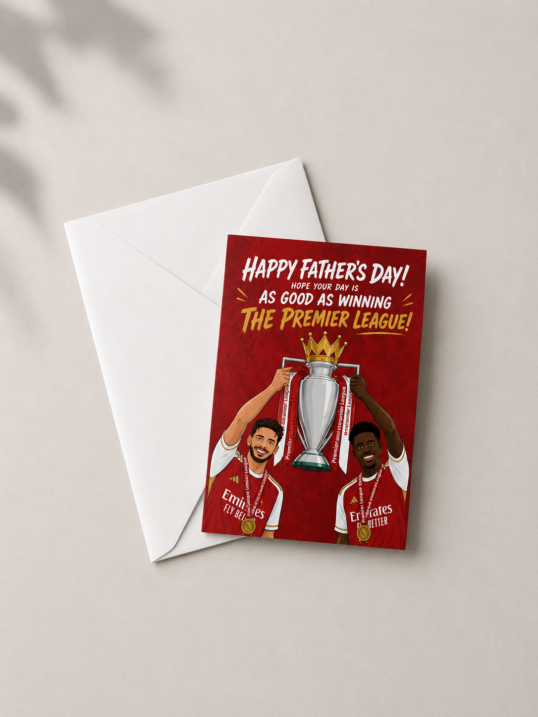 Arsenal Premier League Father's Day Card