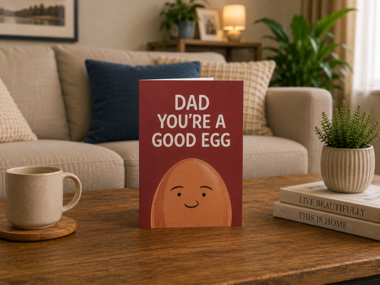 'Dad You’re A Good Egg' Fathers Day Card