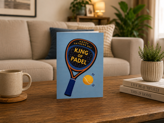 'King of Padel' Father’s Day Card