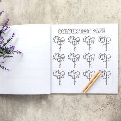 Dogs and Cats In Christmas Hats | Festive Colouring Book