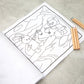 Forest Friends: Woodland Friends and Nature Colouring Book