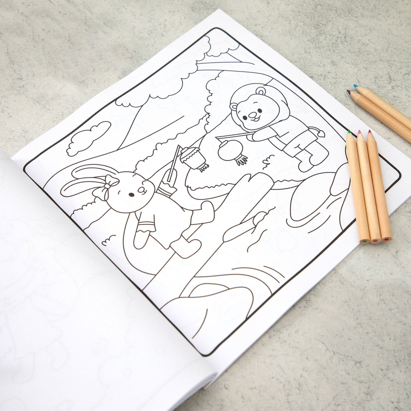 Forest Friends: Woodland Friends and Nature Colouring Book