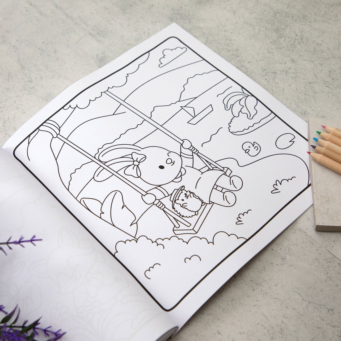 Forest Friends: Woodland Friends and Nature Colouring Book