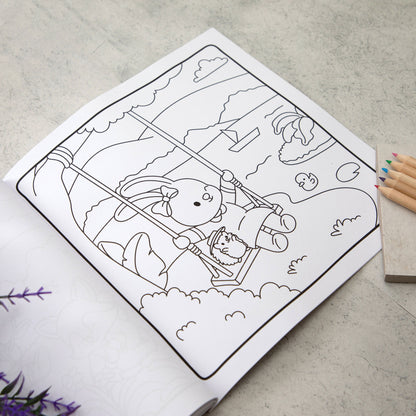 Forest Friends: Woodland Friends and Nature Colouring Book