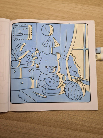 Summer Moments Colouring Book