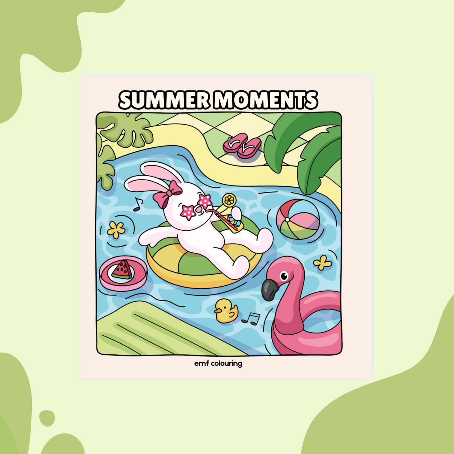 Summer Moments Colouring Book