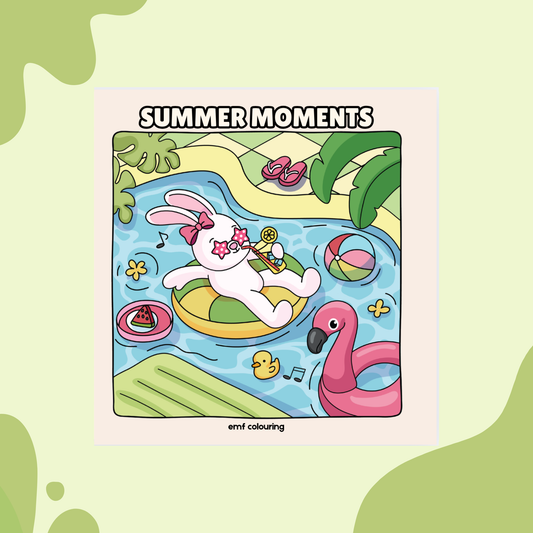 Summer Moments Colouring Book