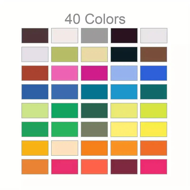 40 Colours Dual Tips Alcohol Markers